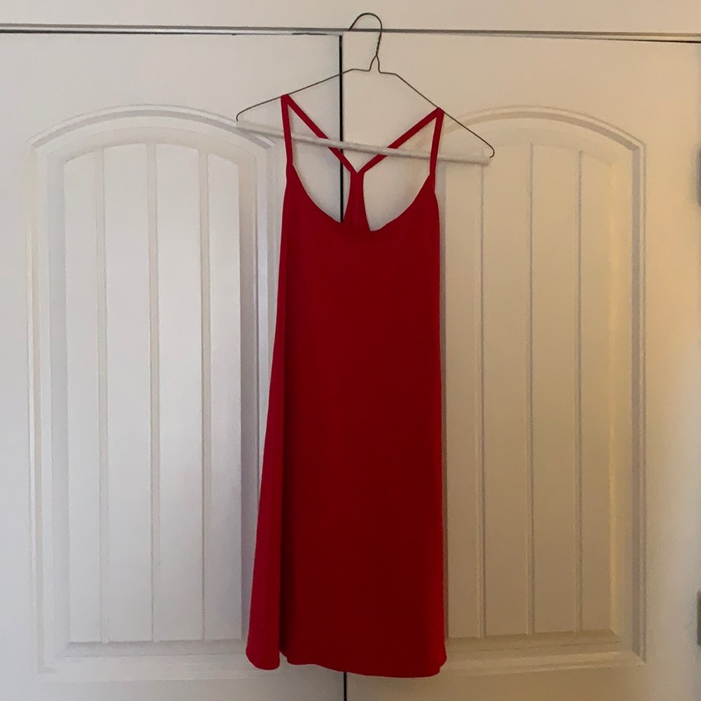 Outdoor Voices Red Exercise Dress